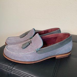 Men’s Ted Baker Dougge Loafer Gray/Olive w/ Teal